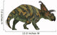 Albertaceratops Dinosaur Side Profile Wall Decal