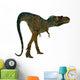 Albertosaurus Dinosaur White Wall Decal Design 1