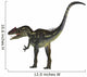 Allosaurus Dinosaur White Wall Decal