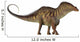 Amargasaurus Dinosaur Side Profile Wall Decal