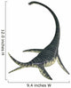 Rear Elasmosaurus Aquatic Reptile Wall Decal