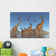 Herd Argentinosaurus and Deinocheirus Wall Decal