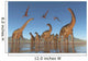Herd Argentinosaurus and Deinocheirus Wall Decal