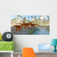 Diplodocus Dinosaurs Drink from Wall Decal