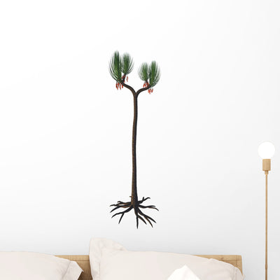 Sigillaria Tree from Late Wall Decal shown on a wall