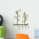 Asteroxylon Vascular Plant from Wall Decal