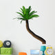 Cycad Tree White Wall Decal