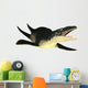 Extinct Liopleurodon Reptile White Wall Decal