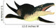 Extinct Liopleurodon Reptile White Wall Decal