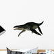 Side Profile Extinct Liopleurodon Wall Decal