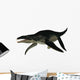 Side Profile Extinct Liopleurodon Wall Decal