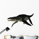 Side Profile Extinct Liopleurodon Wall Decal