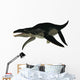 Side Profile Extinct Liopleurodon Wall Decal