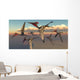 Flock Pterodactylus Pterosaurs Flying Wall Decal