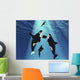 Seal Swims to Surface Wall Decal