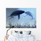Two Humpback Whales over Wall Decal