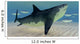 Great White Shark amongst Wall Decal