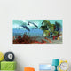 School Redtail Butterflyfish Watch Wall Decal