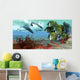 School Redtail Butterflyfish Watch Wall Decal