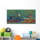 Blue Marlin and Humpback Wall Decal