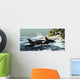 Two Killer Whales Swim Wall Decal