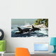 Two Killer Whales Swim Wall Decal