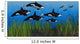 Several Seals Try to Wall Decal