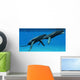 Two Humpback Whales Come Wall Decal