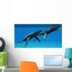 Two Humpback Whales Come Wall Decal