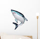 Mako Shark Wall Decal Design 1