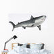 Tiger Shark Profile Wall Decal