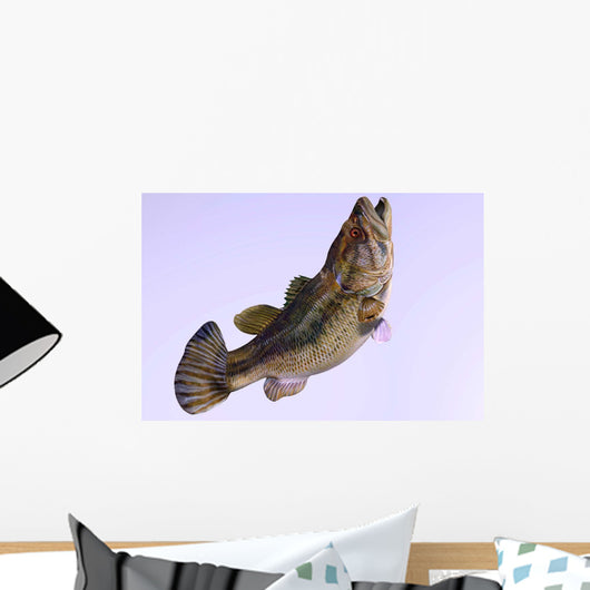 Largemouth Bass Wall Decal Design 2