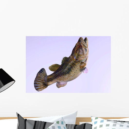Largemouth Bass Wall Decal Design 2