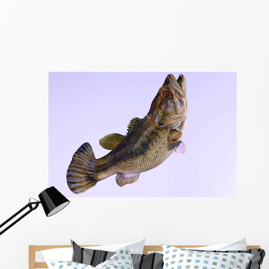 Largemouth Bass Wall Decal Design 2