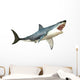 Great White Shark Wall Decal Design 5