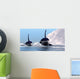 Two Orca Whales Pass Wall Decal