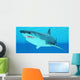 Great White Shark Swimming Wall Decal Design 4