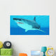 Great White Shark Swimming Wall Decal Design 4