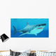 Great White Shark Swimming Wall Decal Design 3