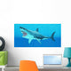 Great White Shark Swimming Wall Decal Design 2