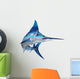 Blue Marlin Wall Decal Design 2