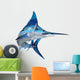 Blue Marlin Wall Decal Design 2