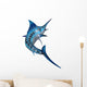 Blue Marlin Wall Decal Design 1