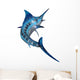 Blue Marlin Wall Decal Design 1