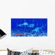 Group Blue Marlin with Wall Decal