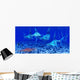 Group Blue Marlin with Wall Decal