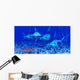 Group Blue Marlin with Wall Decal