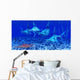 Group Blue Marlin with Wall Decal