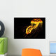Brightly Colored Bioluminescent Jellyfish Wall Decal
