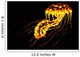 Brightly Colored Bioluminescent Jellyfish Wall Decal